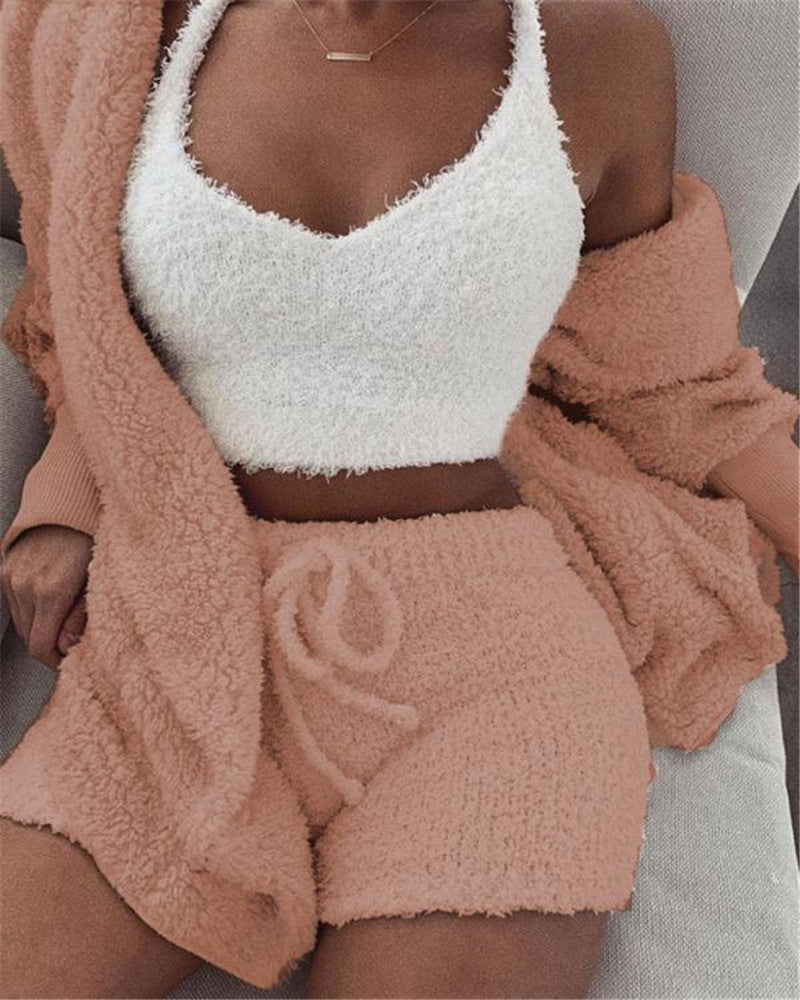 3 Piece Cozy Knit Lounge Set