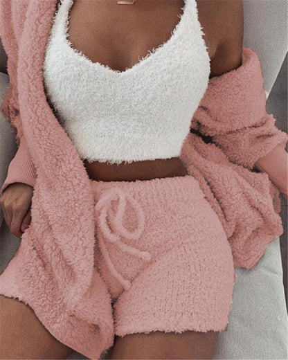 3 Piece Cozy Knit Lounge Set