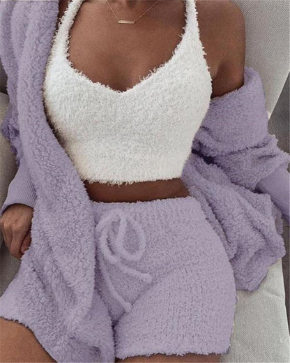 3 Piece Cozy Knit Lounge Set