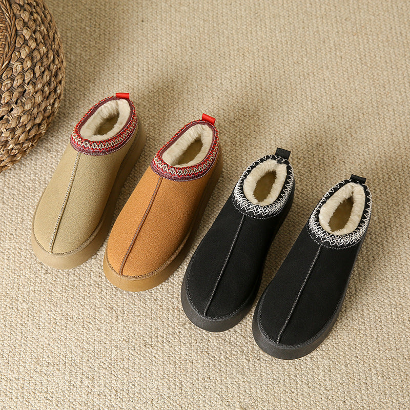 Cozy Clog Platform Slippers