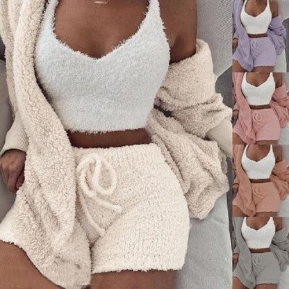 3 Piece Cozy Knit Lounge Set