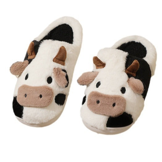 MooMoo Comforts Cozy Cow Slippers