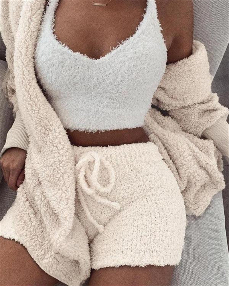 3 Piece Cozy Knit Lounge Set