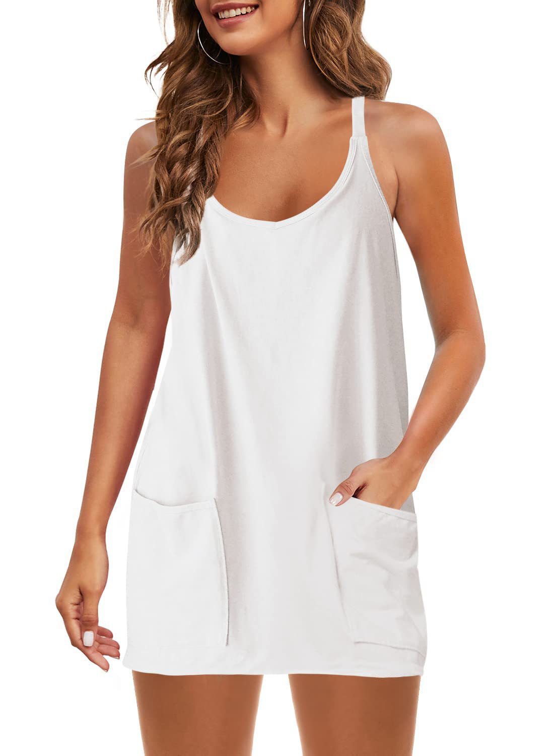 ActiveChic Sleeveless Sports Pocket Dress