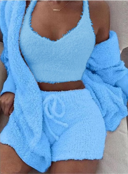 3 Piece Cozy Knit Lounge Set