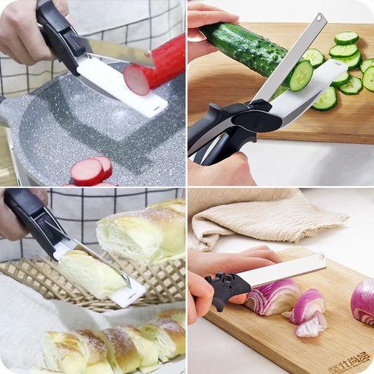 SliceMaster: 2-in-1 Cutting Board Utility Knife