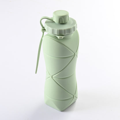 Botella de agua plegable de silicona
