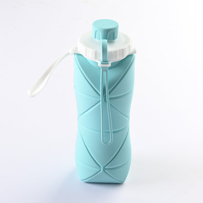 Botella de agua plegable de silicona