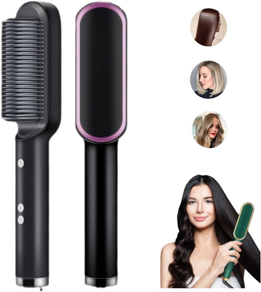 SleekGlam™ Electric Straightening Hair Brush