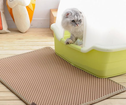 Wasserdichte doppelschichtige Katzentoilettenmatte aus EVA