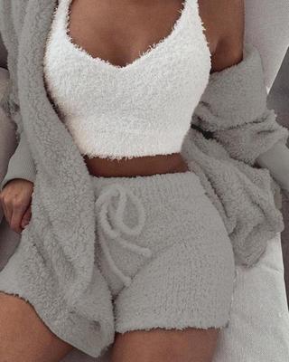 3 Piece Cozy Knit Lounge Set