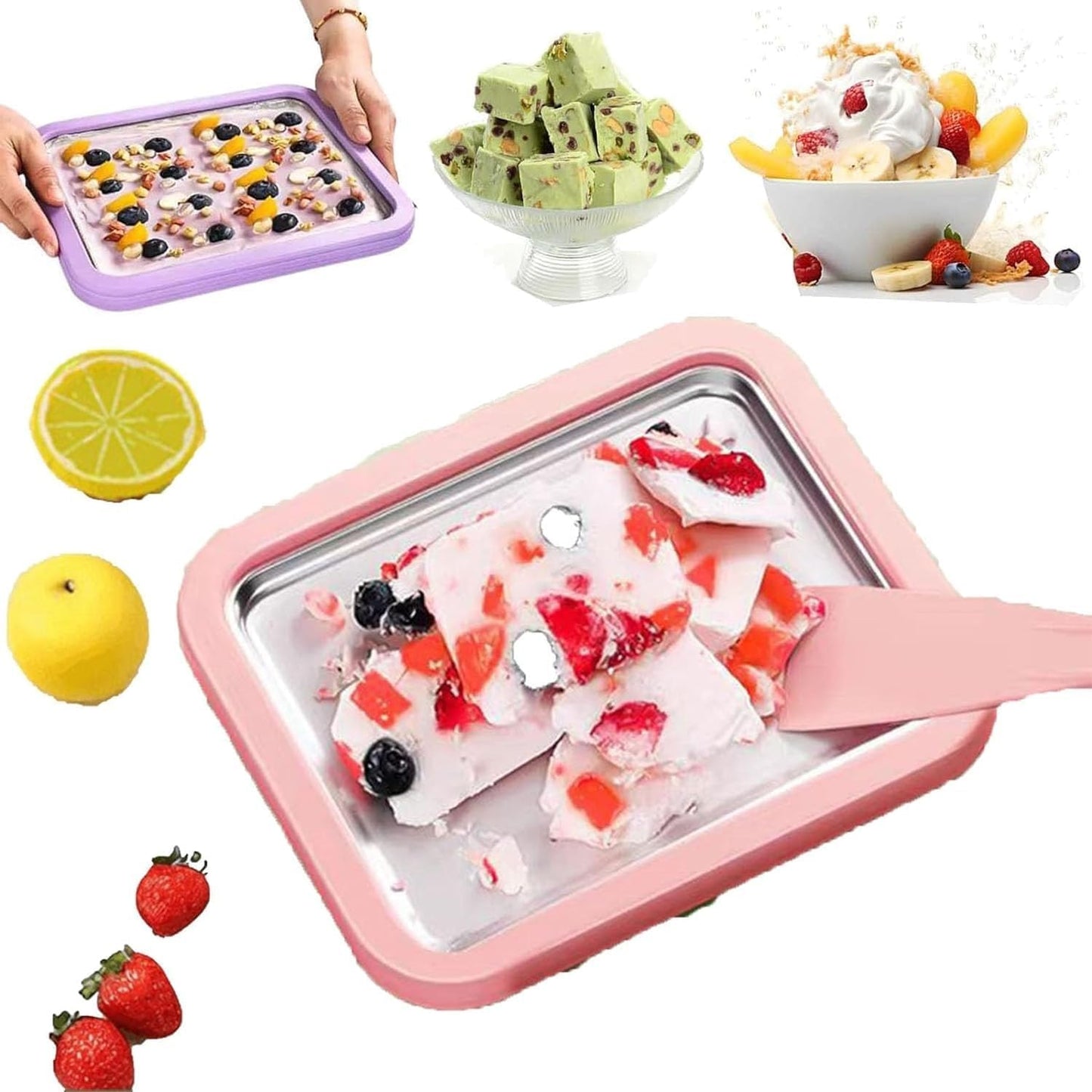 FrostyFun DIY Ice Cream Roller Pan