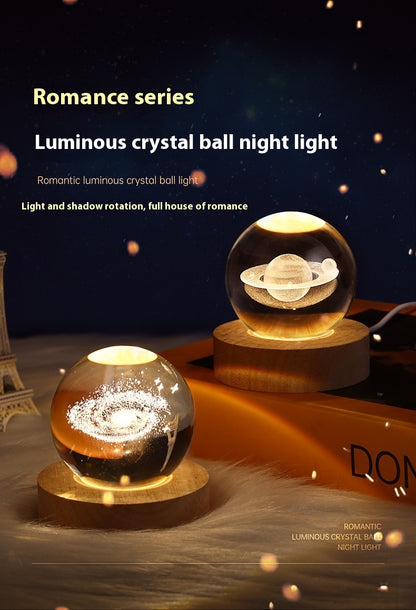 LumaSphere Crystal Ball Projection Light