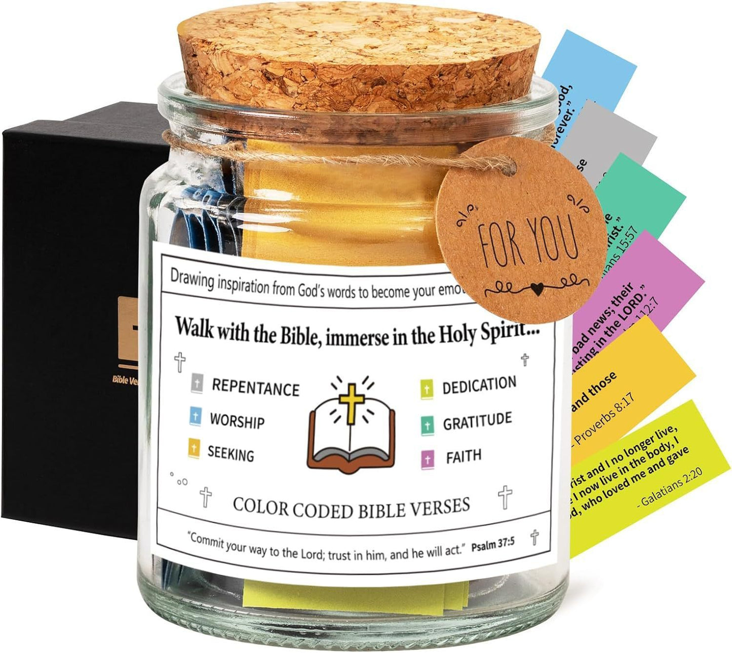 Divine Inspiration Jar - 90 Bible Verses