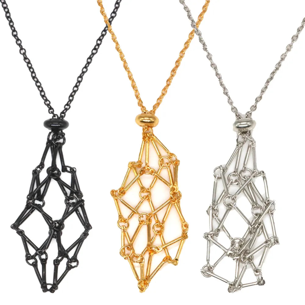 Crystal Nexus Pendant – The Ultimate Crystal Holder Necklace