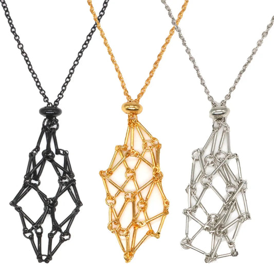 Crystal Nexus Pendant – The Ultimate Crystal Holder Necklace