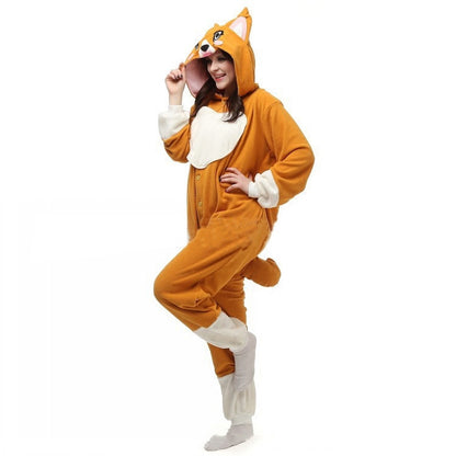 SnuggleCritters One-Piece Hooded Animal Pajamas