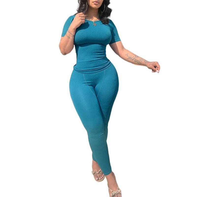 ComfyChic™ Women’s Solid Tracksuit Set