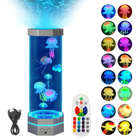 The Aquatic Glow™ Jellyfish Lava Lamp