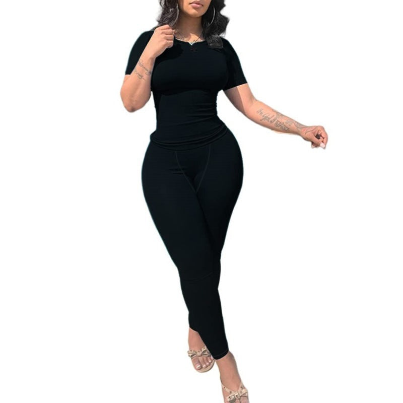 ComfyChic™ Women’s Solid Tracksuit Set