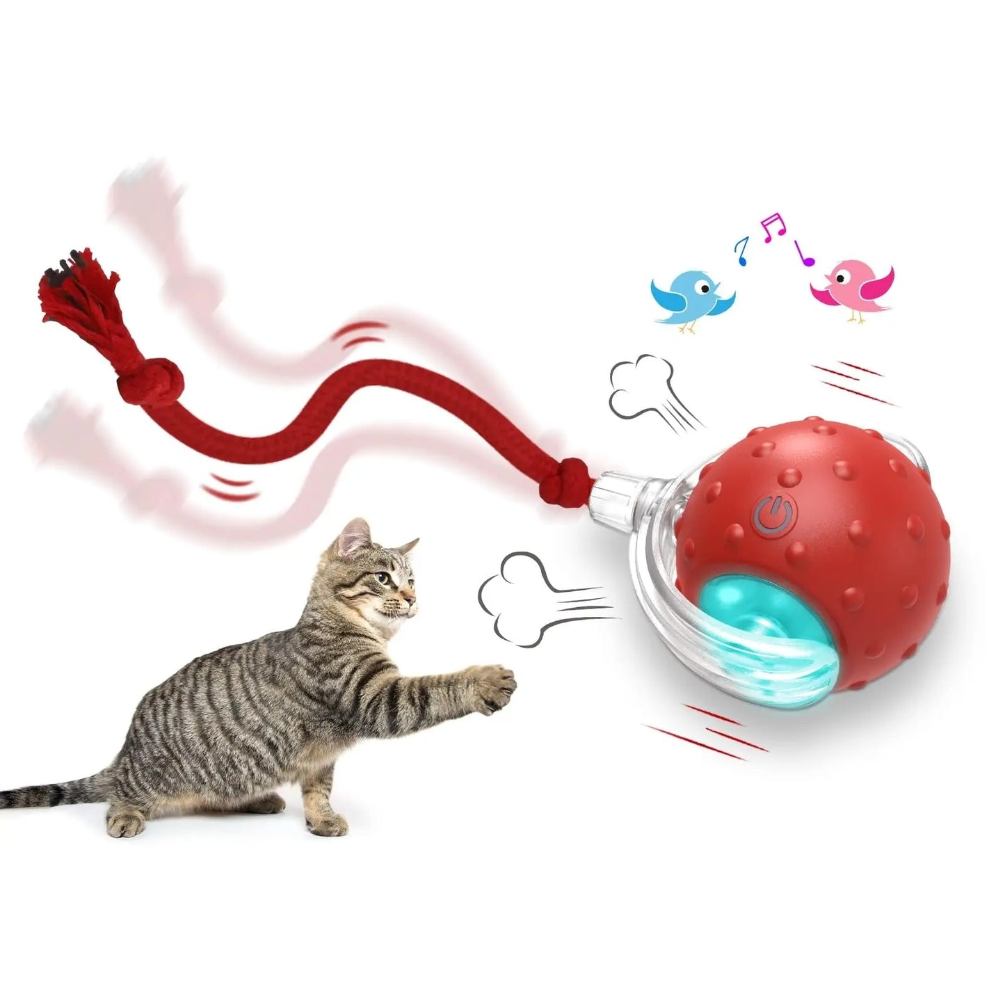 PurrPlay™ Interactive Cat Toy Ball